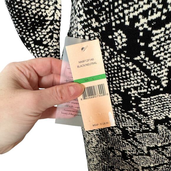 Nanette Lepore Stretch Knit Snake Print Dress Sz Large NWT!! - Picture 6 of 8